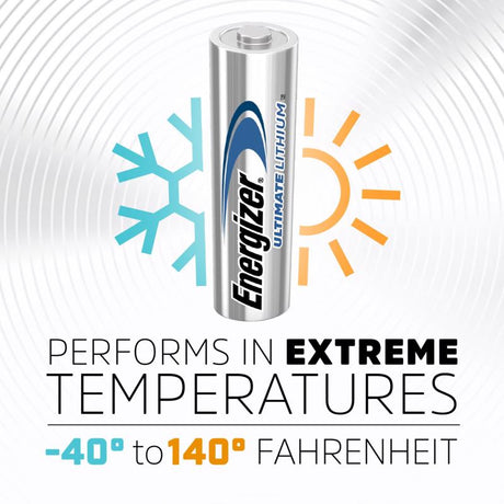 Energizer Ultimate Performance Lithium AA 1.5 V Camera Battery L91BP-4 4 pk