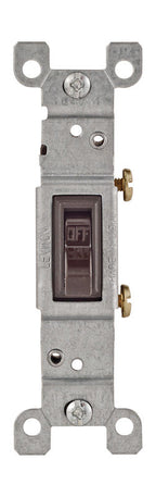 Leviton 15 amps Toggle Switch Brown 1 pk, Pack of 10