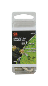 Gardner Bender Xtreme 6 Ga. Insulated Wire Electrical Lug Silver 2 pk