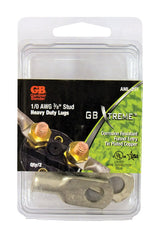 Gardner Bender Xtreme 1 Ga. Insulated Wire Electrical Lug Silver 2 pk