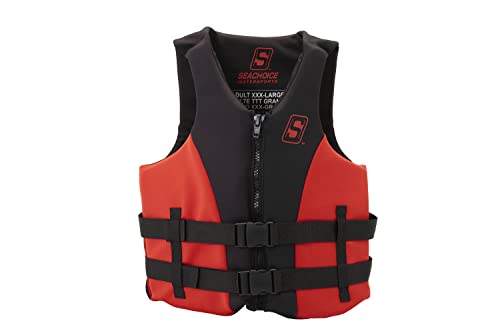Seachoice 85109 Evoprene Multi-Sport Vest, Red/Black, 3XL