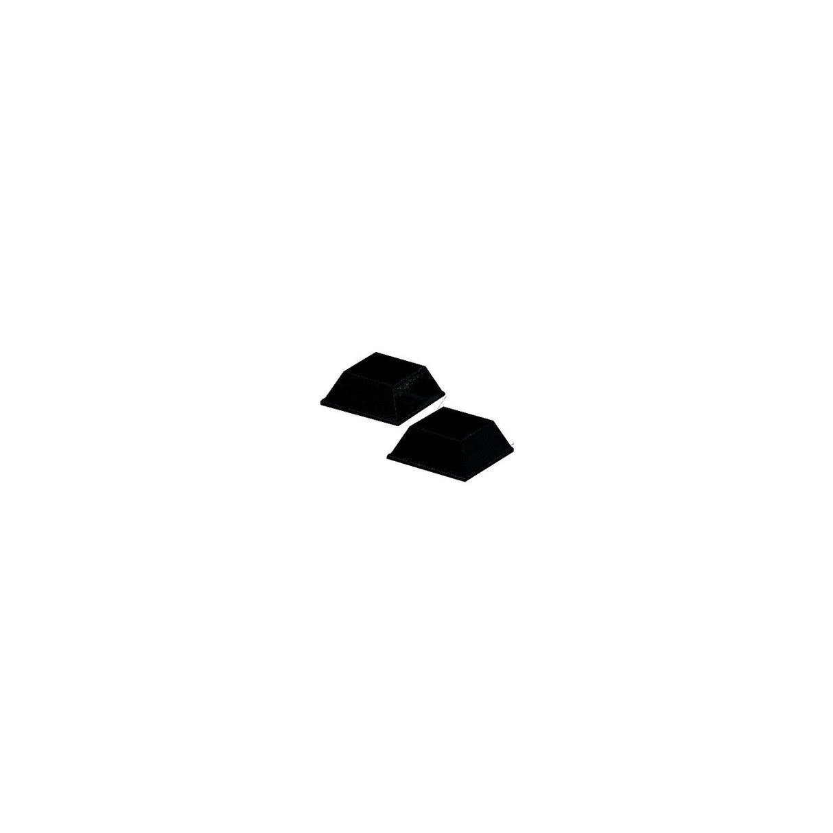 Taylor Adhesive-Backed Rubber Door Pads 3/4" x 3/4" (2 per Pack)