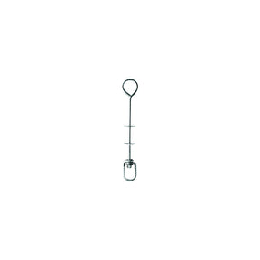 Taylor Buoy Hardware 1/2" Diameter Galvanized Rod With 4" long Swivel