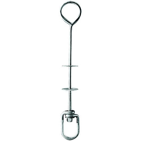 Taylor Buoy Hardware 1/2″ Diameter Galvanized Rod With 4″ long Swivel