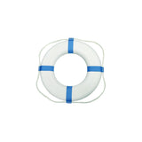 Taylor 25" Decorative Ring Buoy, White/Blue (Not a Life Saving Device)