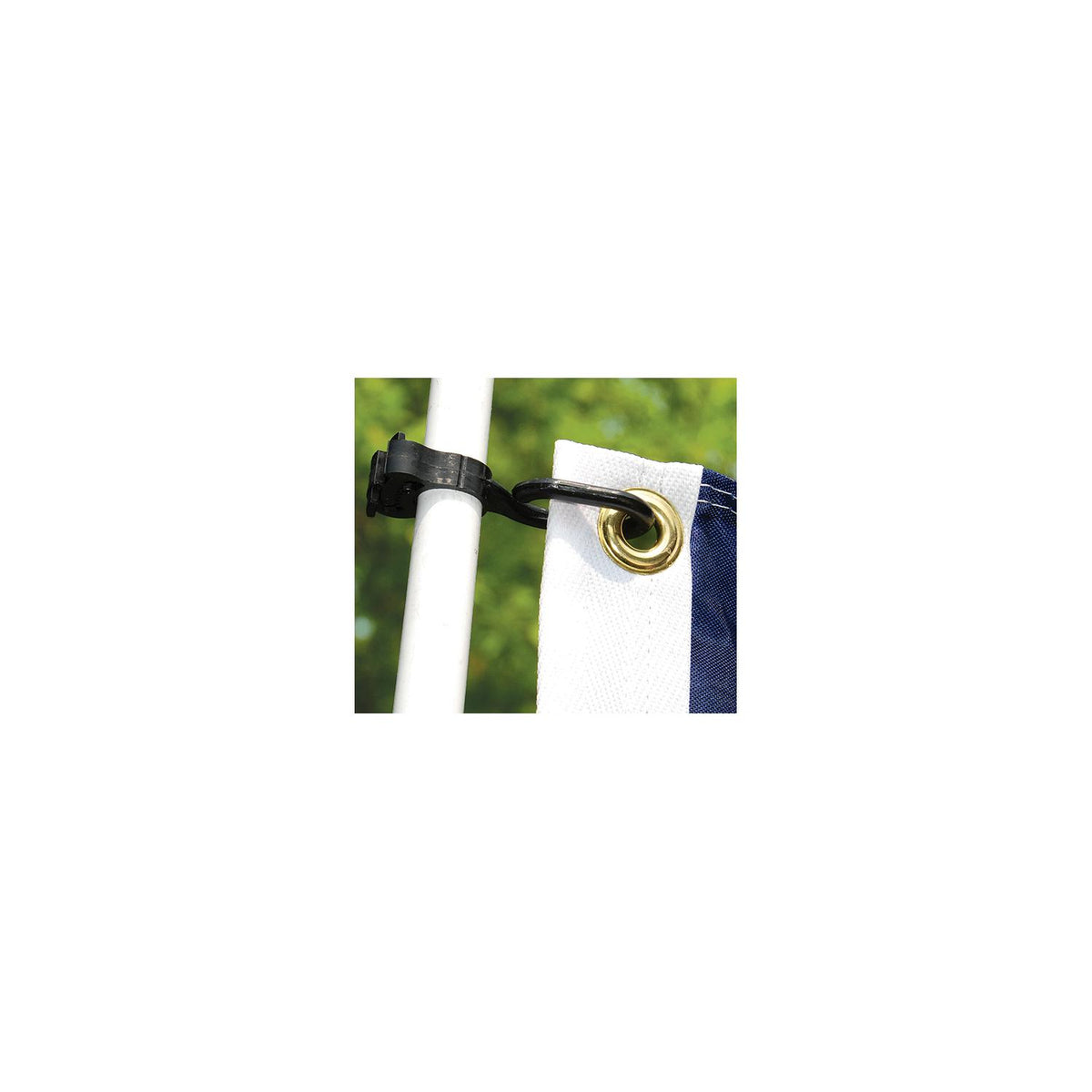 Taylor Charlevoix Burgee and Antenna Clips 1/2″