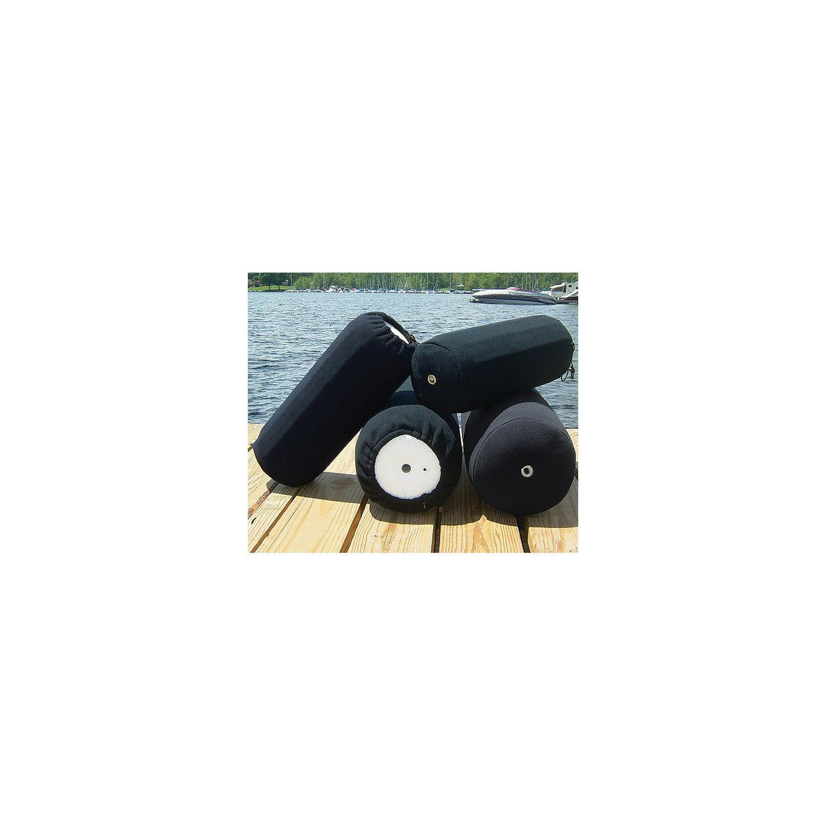 Taylor 9035 Fleece Fender Boots for Center Rope Tube Fenders, 8″ x 20″, Navy