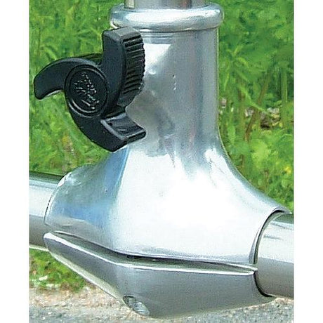 Taylor Stainless Steel Rail Mount Flag Pole Socket For 1" Diameter Flag Poles