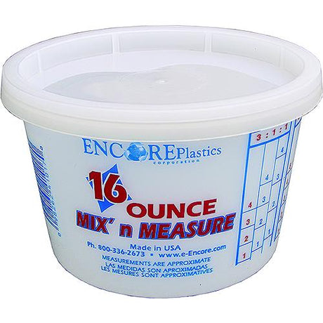 1 Pt Mix'N Measure Plast Pail