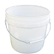 3-1/2 Gal. Plastic Industrial Pail, White