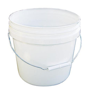 3-1/2 Gal. Plastic Industrial Pail, White