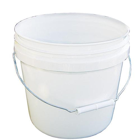 3-1/2 Gal. Plastic Industrial Pail, White