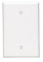 Leviton White 1 gang Thermoset Plastic Blank Wall Plate 1 pk, Pack of 25