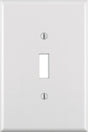 Leviton White 1 gang Thermoset Plastic Toggle Wall Plate 1 pk, Pack of 25