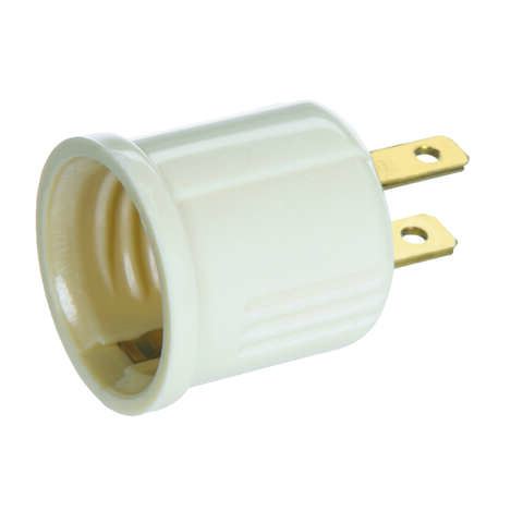 Ace Polarized 1 outlets Outlet To Keyless Socket 1 pk, Pack of 25