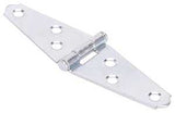 ProSource LSH-Z02-013L Strap Hinge, 1.2 mm Thick Leaf, 2 in, Steel, 180 Range of Motion, Screw Mount Mounting, Pack of 10