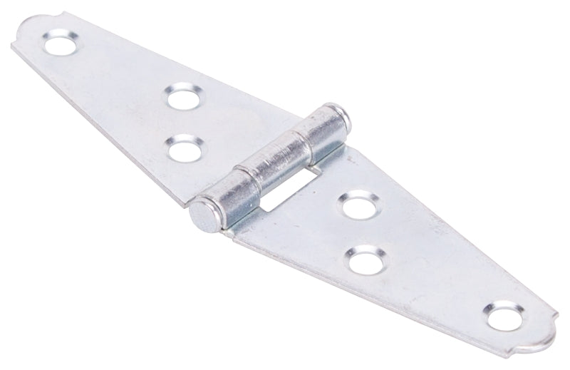ProSource LSH-Z02-013L Strap Hinge, 1.2 mm Thick Leaf, 2 in, Steel, 180 Range of Motion, Screw Mount Mounting, Pack of 10