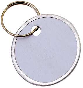 Hy-Ko KB146-150 Key Tag, 1-9/16 in Dia Dimensions, Paper, 150/PK