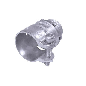 Sigma Engineered Solutions ProConnex 1 in. D Die-Cast Zinc Squeeze Connector For BX, MC and FLEX 1 p, Pack of 10