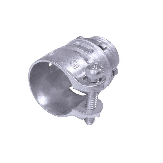 Sigma Engineered Solutions ProConnex 1 in. D Die-Cast Zinc Squeeze Connector For BX, MC and FLEX 1 p, Pack of 10