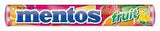 Mentos MF15 Fruit Rolls, Assorted Fruits Flavor, 1.32 oz, Pack of 15