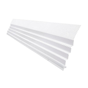 Amerimax 6383X Gutter Guard, 36 in L, 7 in W, Steel, White