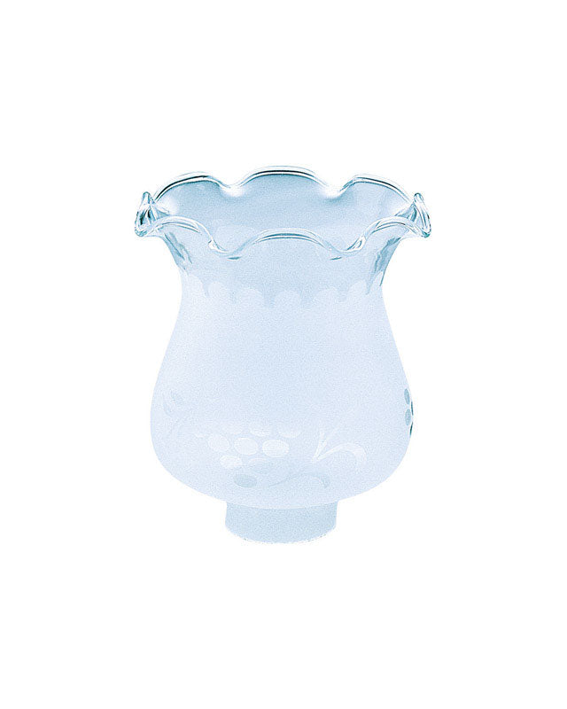 Westinghouse Vase White Glass Lamp Shade 1 pk, Pack of 6