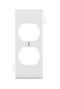 Leviton White 1 gang Thermoplastic Nylon Duplex Wall Plate 1 pk