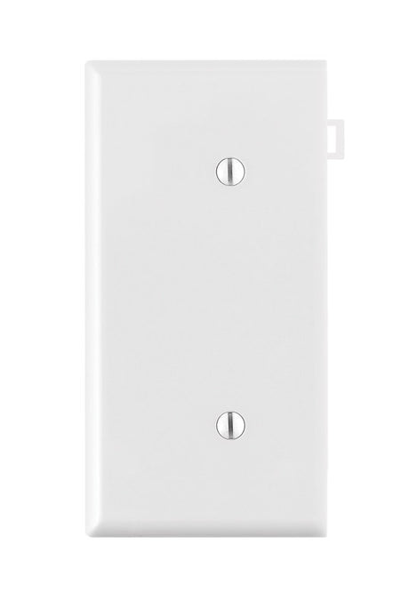 Leviton White 1 gang Thermoplastic Nylon Blank Wall Plate 1 pk