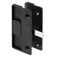 Prime-Line A 218 Latch and Pull, 4-1/8 in L Handle, 15/16 in H Handle, Plastic/Steel, Black