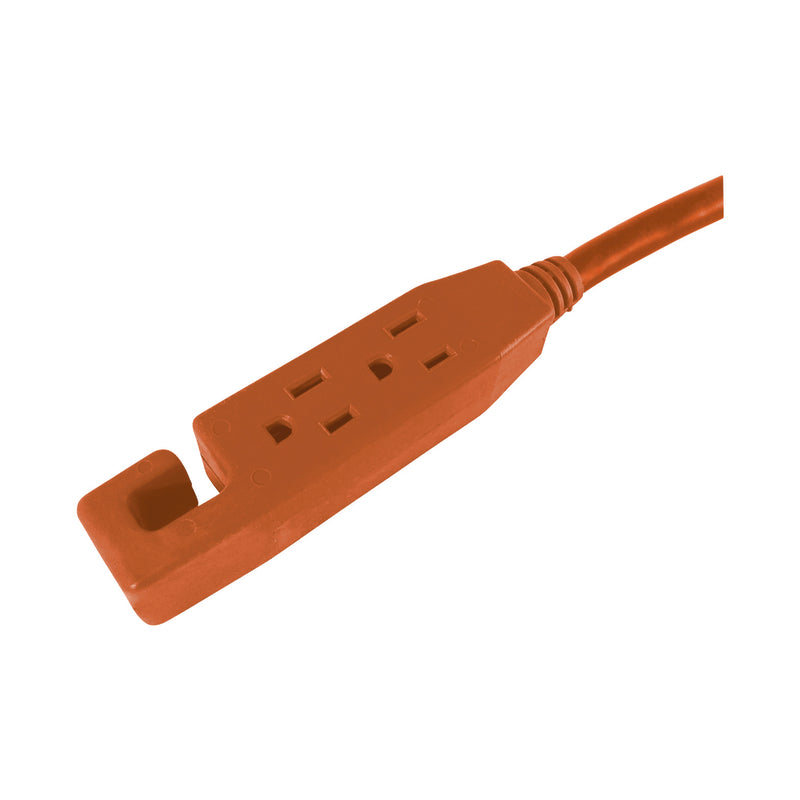 Ace Indoor 3 ft. L Orange Triple Outlet Cord 14/3 SJT