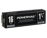 Powernail PowerCleats L175165 Floor Cleat, 1-3/4 in L, 16 ga, Carbon Steel, L-Shaped Head, Pack of 5