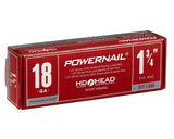 Powernail PowerCleats L175185 Floor Cleat, 1-3/4 in L, 18 ga, Carbon Steel, L-Shaped Head, Pack of 5