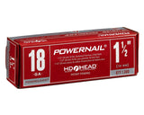 Powernail PowerCleats L150185 Floor Cleat, 1-1/2 in L, 18 ga, Carbon Steel, L-Shaped Head, Pack of 5