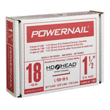 Powernail PowerCleats L150185 Floor Cleat, 1-1/2 in L, 18 ga, Carbon Steel, L-Shaped Head, Pack of 5