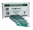 Powernail PowerCleats L125205 Floor Cleat, 1-1/4 in L, 20 ga, Carbon Steel, L-Shaped Head, Pack of 5