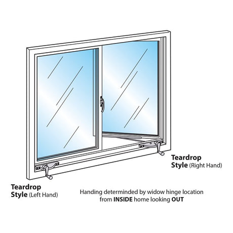 Prime-Line H 3502 Window Operator, Left, Steel, Aluminum