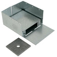 Simpson Strong-Tie ABW Series ABW66Z Post Base, 1190 lb Uplift, 12,935 lb Down DF/SP, 6 x 6 in Post, Steel, ZMAX, 1/PK