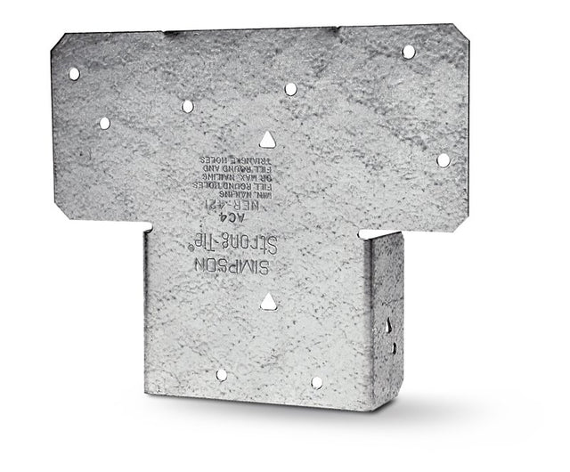 Simpson Strong-Tie AC AC4 Post Cap, 4 x 4 in Post/Joist, Steel, Galvanized, Pack of 20