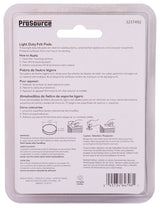 ProSource FE-50221-PS Furniture Pad, Felt Cloth, Brown, 1-3/8 in Dia, 5/64 in Thick, Round