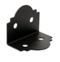 Simpson Strong-Tie Mission APA6 90 deg Angle, 3-1/2 in W, 3-3/4 in D, 5 in H, Steel, Black, Powder-Coated, Pack of 12