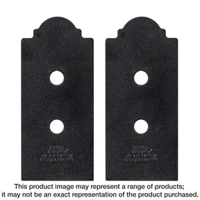 Simpson Strong-Tie APBDSP APB44DSP Decorative Post Base Side Plate, 3 in W, 12 ga Gauge, Steel, Powder-Coated