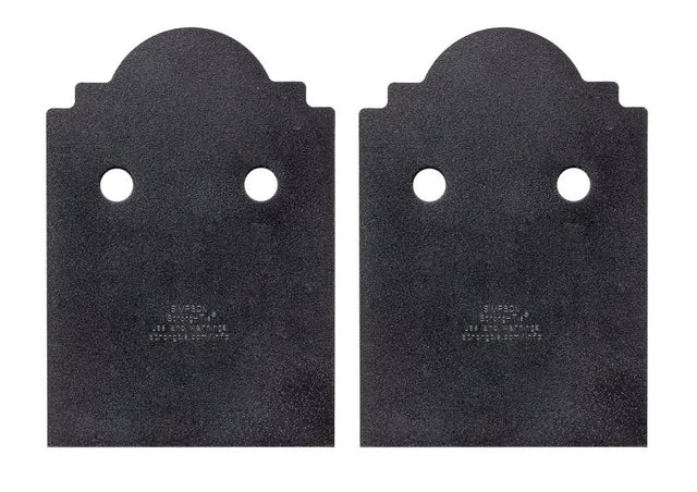 Simpson Strong-Tie APBDSP APB66DSP Decorative Post Base Side Plate, 5 in W, 12 ga Gauge, Steel, Powder-Coated