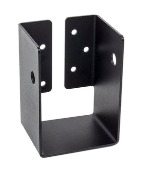 Simpson Strong-Tie APHH APHH46 Joist Hanger, 5-1/8 in H, 3 in D, 3-9/16 in W, 4 x 6 in, Steel, Black, ZMAX, Pack of 2
