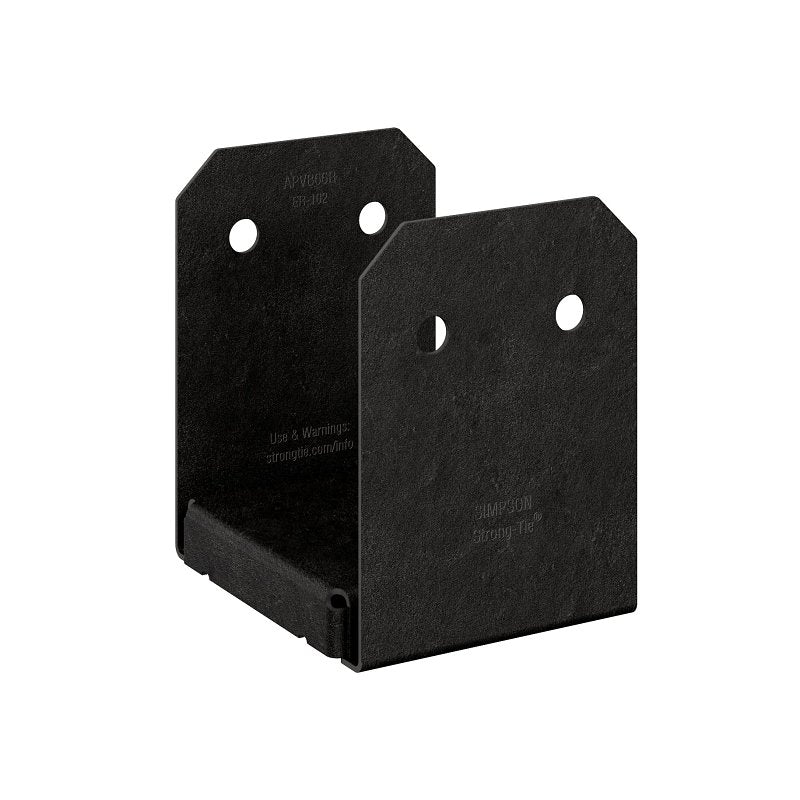 Simpson Strong-Tie Outdoor Accents Avant Series APVB66R Adjustable Post Base, 1260 lb Uplift, 11,450 lb Down lb, 6 in W, Pack of 6