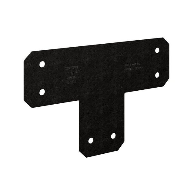 Simpson Strong-Tie Outdoor Accents APVT Series APVT6 Flat T-Strap, 16 in L, 5 in W, Steel, Powder-Coated/ZMAX