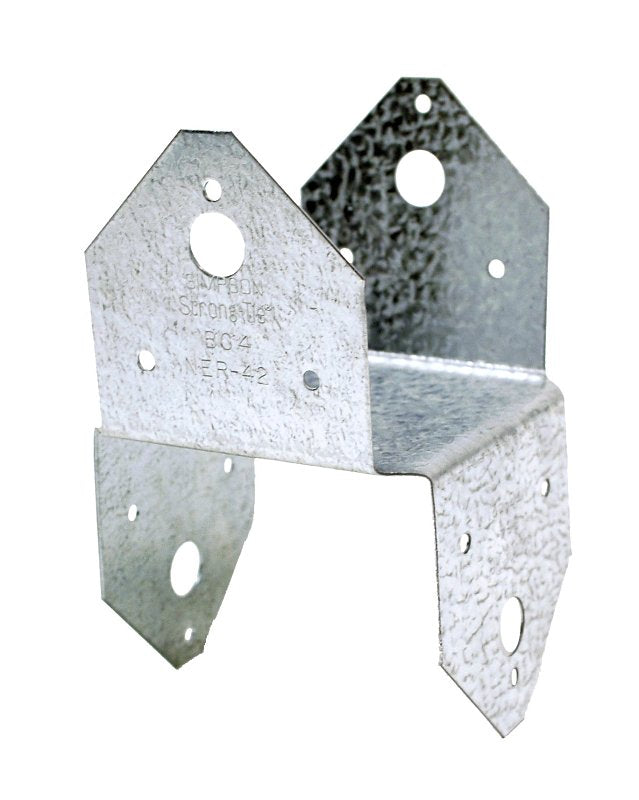 Simpson Strong-Tie BC BC46 Post Cap, 4 x 6 in Post/Joist, Steel, Galvanized, Pack of 10
