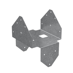 Simpson Strong-Tie BCS BCS2-3/6Z Post Cap, 2 to 3 x 6 in Post/Joist, Steel, ZMAX, Pack of 10