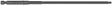 QuikDrive Project Pro BITPPTX25 Driver Bit with Mandrel, T-25 Drive, 6-Lobe Drive, 1/4 in Shank, Round Shank, 7 in L, Pack of 10