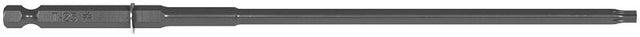 QuikDrive Project Pro BITPPTX25 Driver Bit with Mandrel, T-25 Drive, 6-Lobe Drive, 1/4 in Shank, Round Shank, 7 in L, Pack of 10